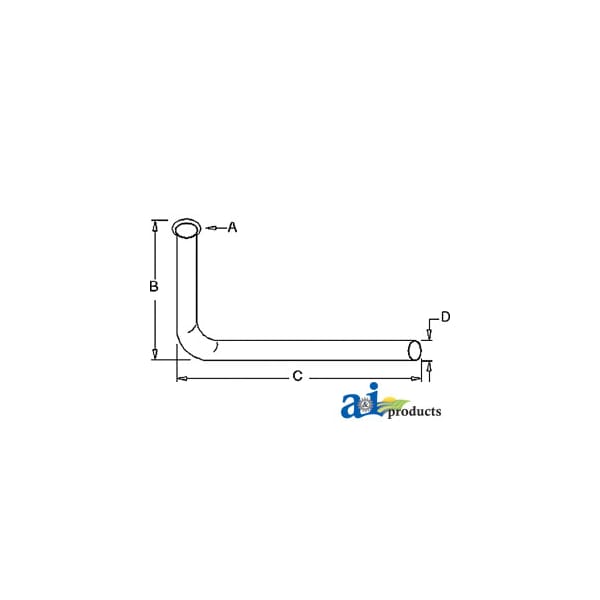 Exhaust Pipe 27" x2.2" x2.2"